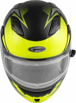 Gmax MD-01S Snow Helmet Descendant Matte Black Hi Vis Electric Shield And Dual Lens -HJC Store 6fb1 5fa304621bb4d