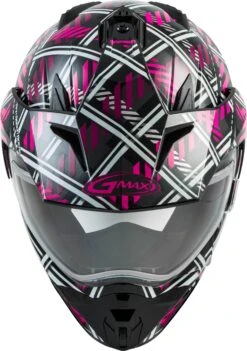 Gmax GM11S Ladies Dual Sport Snow Helmet Pink Ribbon Rider -HJC Store 746e 5b92b3e37c7cb