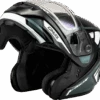 Gmax MD-04 Modular Snow Helmet Sector Gloss Black Silver Electric Shield -HJC Store 75fa 64dd0d9b13f64