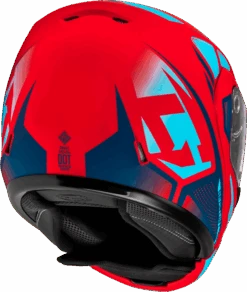 Gmax MD-04 Snow Helmet Sector Matte Red Blue Electric Shield -HJC Store 7b5a 64dd0de8319df
