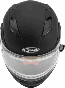 Gmax MD-01S Snow Helmet Matte Black Electric Shield And Dual Lens -HJC Store 7c44 600084544c10b