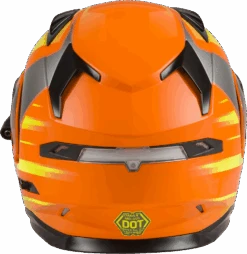 Gmax MD-01S Snow Helmet Descendant Neon Orange Hi Viz Electric Shield And Dual Lens -HJC Store 7d09 5fa304ae5ea85