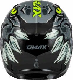 Gmax GM-49Y Youth Full Face Helmet Drax Graphic Grey Electric Shield -HJC Store 826d 64dbee1dcac42