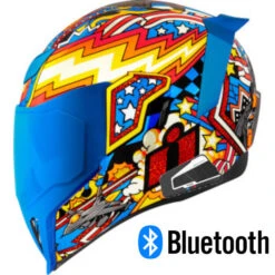 Icon Airflite Full Face Bluetooth Helmet Fly Boy