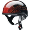 Z1R CC Beanie Half Shell Helmet Hellfire Red