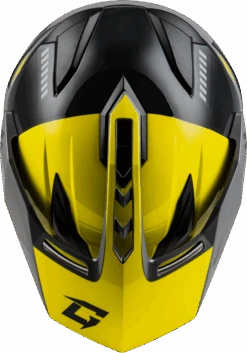 Gmax GM-11S Ronin Snow Helmet Yellow Grey Electric Shield And Cord -HJC Store 889d 64d2b7473918c
