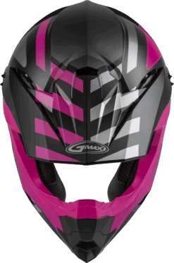 Gmax MX-86 Off Road Helmet Matte Black/Pink/Silver Size Medium -HJC Store 8943 5f7f82a07c9f6