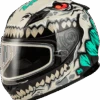 Gmax GM-49Y Youth Full Face Helmet Drax Graphic Silver Dual Lens -HJC Store 926a 64dbefbdd1e8d