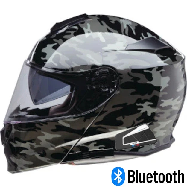Z1R Solaris 2.0 Modular Bluetooth Helmet Camo Grey 3 Z1R Solaris 2.0 Modular Bluetooth Helmet Camo Grey
