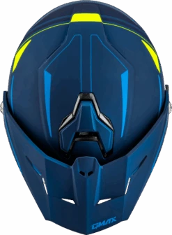 Gmax MD-74S Spectre Snow Helmet Matte Blue Green Electric Shield -HJC Store 98ff 64fb67b4224f8