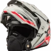 Gmax MD-74S Spectre Snow Helmet White Red Electric Shield -HJC Store 9c75 64fb6f50ea08c