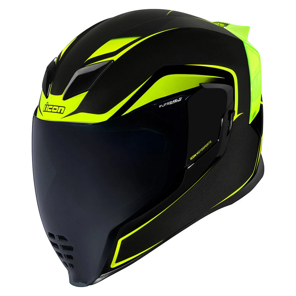 Icon Airflite Crosslink Hi Viz Helmet 4 Icon Airflite Crosslink Hi Viz Helmet - Image 2
