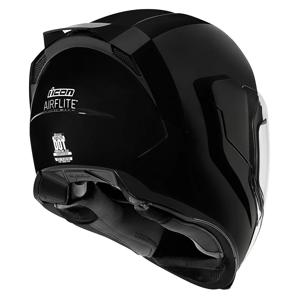 Icon Airflite Bluetooth Helmet Gloss Black 4 Icon Airflite Bluetooth Helmet Gloss Black - Image 2