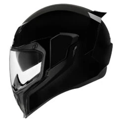 Icon Airflite Helmet Gloss Black -HJC Store AirfliteGlossBlackProfile