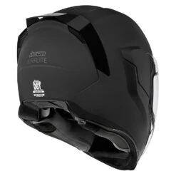 Icon Airflite Full Face Helmet Rubatone 2 Shields -HJC Store AirfliteRubatoneBlackBack 13