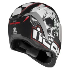 Icon Airform Full Face Helmet Death Or Glory Black -HJC Store AirformDeathOrGloryBlackBack