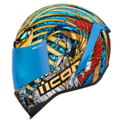 Icon Airform Full Face Helmet Airform Pharaoh Gold -HJC Store AirformPharaohProfile