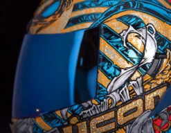 Icon Airform Full Face Helmet Airform Pharaoh Gold -HJC Store AirformPharaohShieldDetail 1
