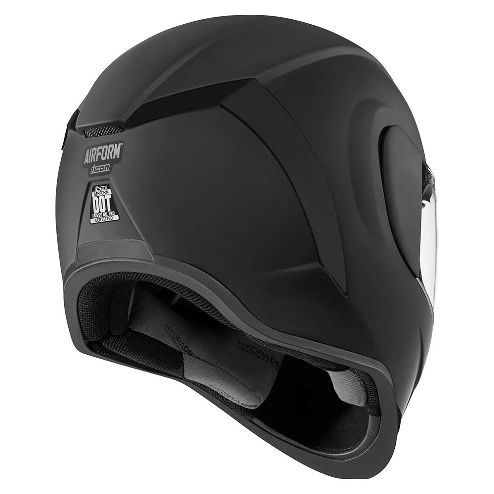 Icon Airform Full Face Helmet Matte Black 5 Icon Airform Full Face Helmet Matte Black - Image 3