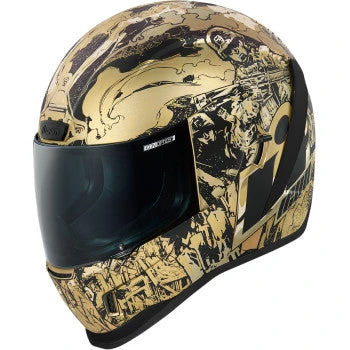 Icon Airform Full Face Helmet Guardian Gold 5 Icon Airform Full Face Helmet Guardian Gold - Image 3