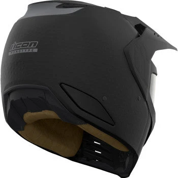 Icon Elsinore Bluetooth Helmet Monotype Black HelmLink Installed 5 Icon Elsinore Bluetooth Helmet Monotype Black HelmLink Installed - Image 3