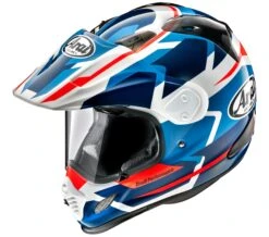 Arai XD4 Dual Sport Helmet Depart Graphic White Blue Size XS