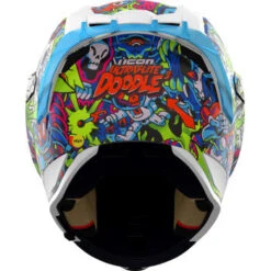 Icon Ultraflite Full Face Bluetooh Helmet Doodle 3 MIPS Blue -HJC Store E43FAEF3 AE3D 40BC 8E11 F0185A8440DA 1