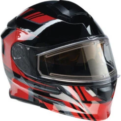 Z1R Solaris Modular Snow Helmet First Tracks Black/Red Electric Shield -HJC Store E8D250F2 7EE8 4266 80CB 1A1A4348A7E2