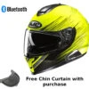 HJC C70 Full Face Bluetooth Helmet Sway MC-3H -HJC Store HJC C70 Sway MC3HSF ChinCurtain Bluetooth