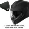 Icon Airflite Full Face Helmet Rubatone Dark Smoke Shield