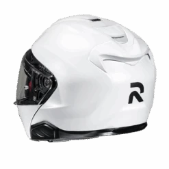 HJC RPHA 91S Bluetooth Helmet Gloss White 11b Installed -HJC Store RPHA 91 SOLID PEARL WHITE 3