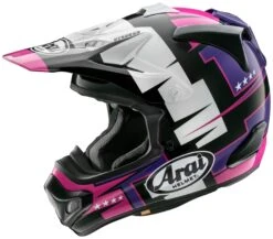 Arai VX Pro 4 Off Road Helmet Battle Graphic Purple