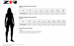 Z1R Women's Fury Jacket Black -HJC Store Z1r Ladies Sizing