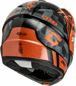 Gmax MD-74 Striker Modular Helmet Black/Grey/Orange -HJC Store a6fc 65008eb339aca