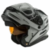 Gmax MD-01S Modular Snow Helmet Descendant Matte Gray Silver Dual Lens -HJC Store a97a 5f85d8b91115d