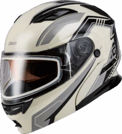 Gmax MD-01S Transistor Modular Snow Helmet White Black -HJC Store aaf0 64f0f69ea12da