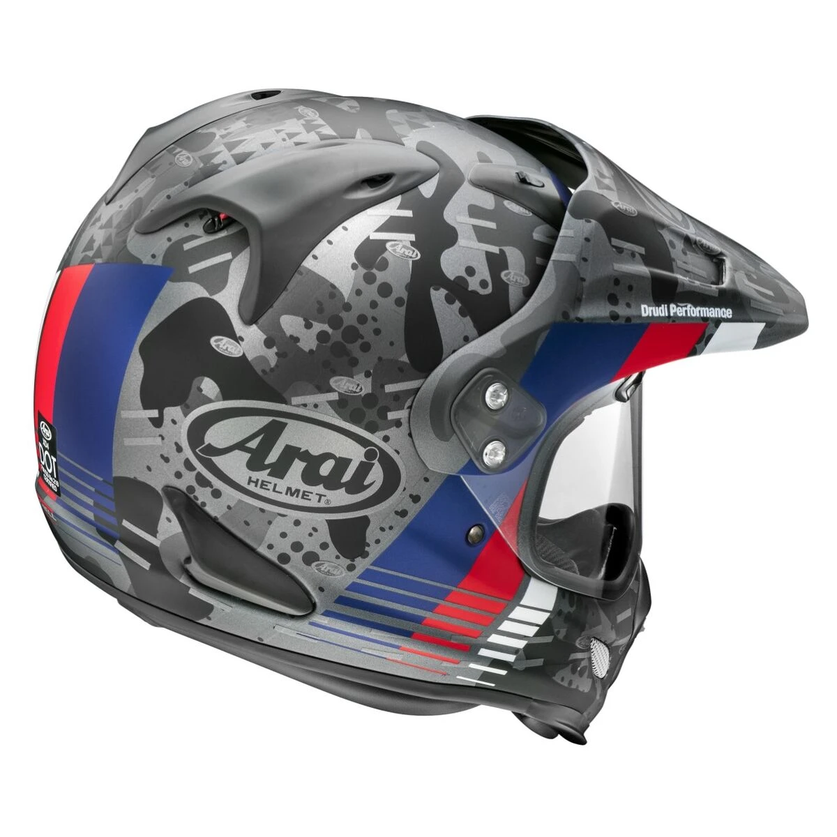 Arai XD4 Dual Sport Helmet Cover Graphic Blue 4 Arai XD4 Dual Sport Helmet Cover Graphic Blue - Image 2
