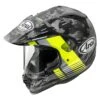 Arai XD4 Dual Sport Helmet Cover Graphic Yellow -HJC Store arai xd4 cover helmet yellow rollover