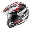 Arai XD4 Dual Sport Helmet Depart Graphic Metallic Red 2 Arai XD4 Dual Sport Helmet Depart Graphic Metallic Red -HJC Store arai xd4 depart helmet red