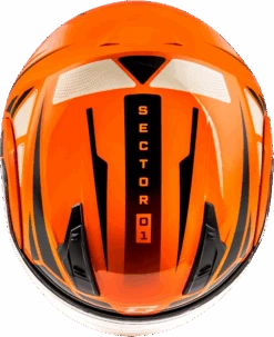 Gmax MD-04 Modular Snow Helmet Sector Gloss Orange Black Electric Shield -HJC Store b042 64dd0dce0b982