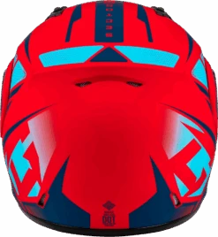 Gmax MD-04 Snow Helmet Sector Matte Red Blue Electric Shield -HJC Store b780 64dd0de83777b