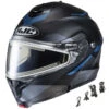 HJC C91 Modular Snow Helmet Karan Graphic MC2SF Blue Electric Shield -HJC Store c91 Karan MC2 Electric Shield2