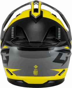 Gmax GM-11S Ronin Snow Helmet Yellow Grey Electric Shield And Cord -HJC Store ca04 64d2b7474804e