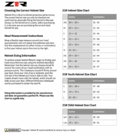 Z1R CC Beanie Half Shell Helmet Hellfire Purple -HJC Store ccbeanie sizingchart c84df6b2 579e 41ee a292 77f4519efb4e