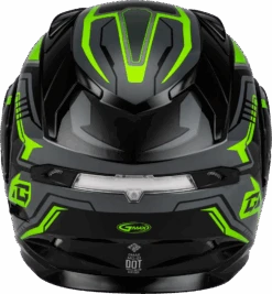 Gmax MD-01S Transistor Snow Helmet Green Black Electric Shield -HJC Store ce6f 64f0f6240dde4 1