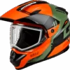 Gmax GM-11S Ronin Snow Helmet Orange Dual Lens -HJC Store ce7e 64d2b72dd16ad