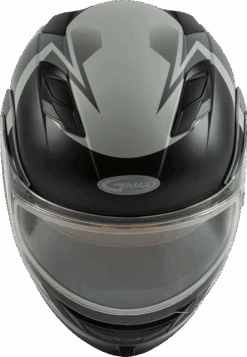 Gmax MD-01S Modular Snow Helmet Descendant Matte Gray Silver Dual Lens -HJC Store d6d4 5f85d8b699d79