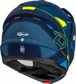 Gmax MD-74S Spectre Snow Helmet Matte Blue Green Electric Shield -HJC Store d71f 64fb67b499359