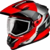 Gmax GM-11S Ronin Snow Helmet Red Dual Lens -HJC Store d7be 64d2b69d3ccf3