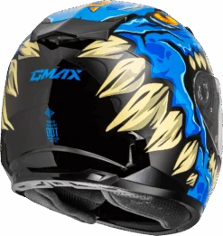 Gmax GM-49Y Youth Full Face Helmet Drax Graphic Blue Dual Lens -HJC Store d90d 64dbeddf9076d
